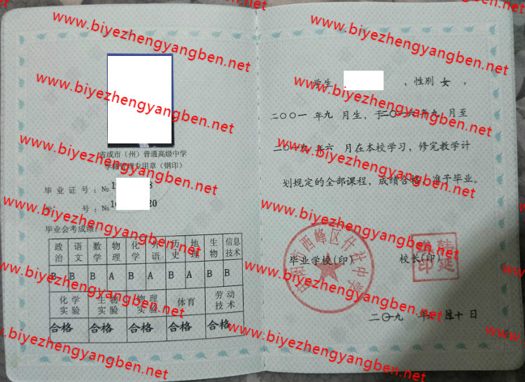 庆阳市西峰区什社中学高中<a href='http://www.biyezhengyangben.net/' target='_blank'><u>毕业证样本</u></a>