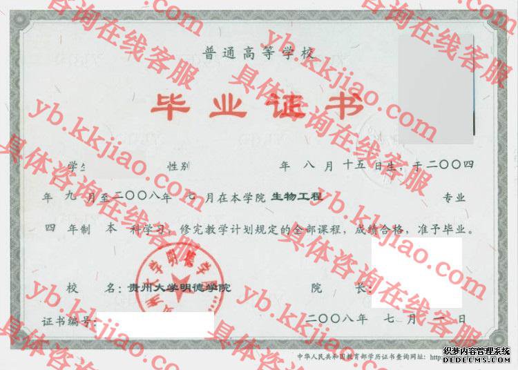 贵州大学明德学院<a href='http://www.biyezhengyangben.net/' target='_blank'><u>毕业证样本</u></a>
