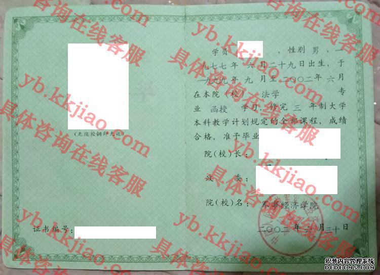 军事经济学院<a href='http://www.biyezhengyangben.net/' target='_blank'><u>毕业证样本</u></a>