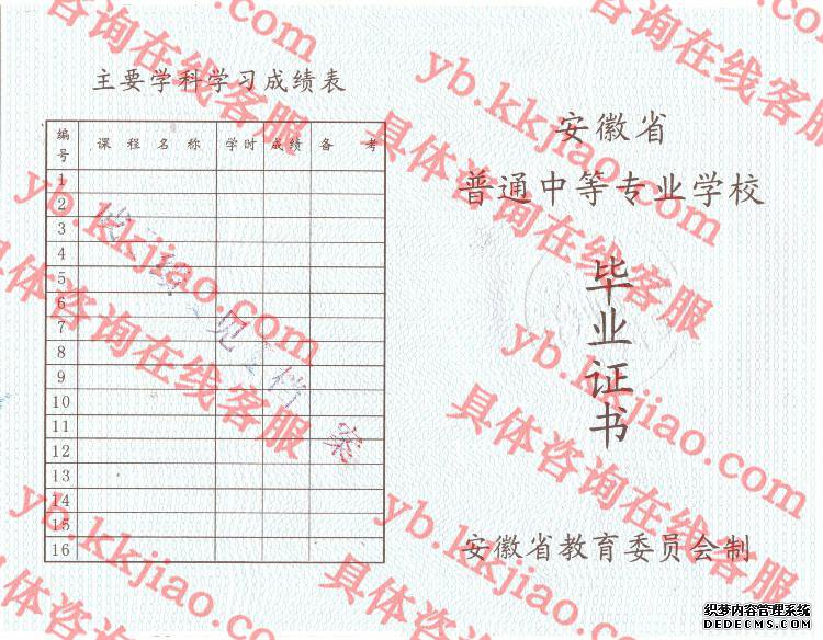 安徽粮食蚌埠学校<a href='http://www.biyezhengyangben.net/' target='_blank'><u>毕业证样本</u></a>