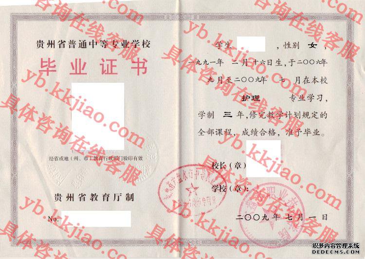 六盘水职业技术学院<a href='http://www.biyezhengyangben.net/' target='_blank'><u>毕业证样本</u></a>