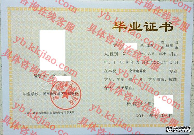扬州市江都区张纲财校<a href='http://www.biyezhengyangben.net/' target='_blank'><u>毕业证样本</u></a>