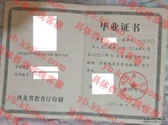 霸州市第一中学毕业证样本