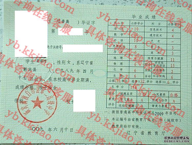 新宾满族自治县第二高级中学<a href='http://www.biyezhengyangben.net/' target='_blank'><u>毕业证样本</u></a>
